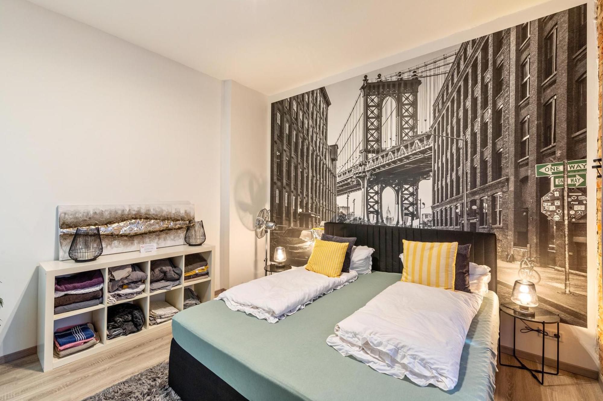 Appartment New York Nichtraucher Duisburgo Esterno foto